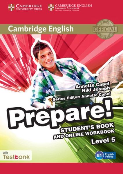 Cover for Annette Capel · Cambridge English Prepare! Level 5 Student's Book and Online Workbook with Testbank - Cambridge English Prepare! (Book) (2015)