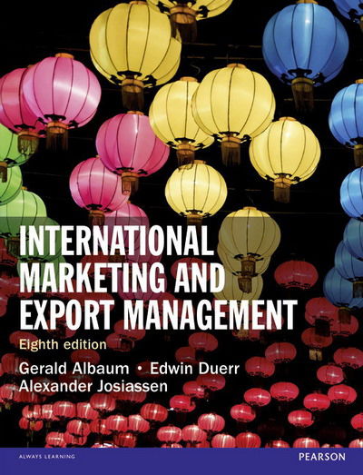 Cover for Gerald Albaum · International Marketing and Export Management (Paperback Book) (2016)