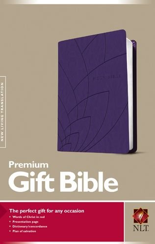 Cover for Tyndale · NLT Premium Gift Bible, Purple (Læderbog) [Purple Imitation] (2022)