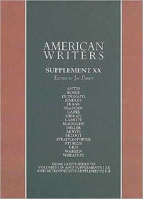 Cover for Jay Parini · American writers a collection of literary biographies : Mary Antin to Phillis Wheatley (Book) (2010)