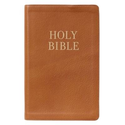 Cover for Christian Art Gifts Inc · KJV Giant Print Bible Two-Tone Butterscotch Full Grain Leather (Leather Book) (2021)