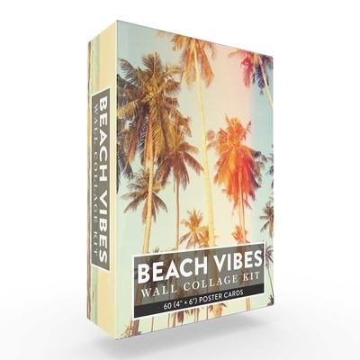 Cover for Adams Media · Beach Vibes Wall Collage Kit: 60 (4&quot; × 6&quot;) Poster Cards - Collage Kits (Flashcards) (2023)