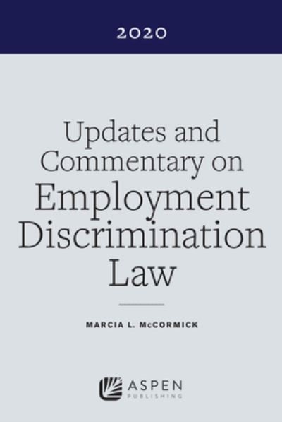 Cover for Marcia McCormick · Updates and Commentary on Employment Discrimination Law 2020 (Book) (2019)