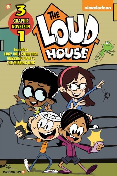 Cover for The Loud House Creative Team · The Loud House 3-in-1 Vol. 5: Includes 'Lucy Rolls the Dice,' 'Guessing Games,' and 'The Missing Linc' (Paperback Bog) (2022)