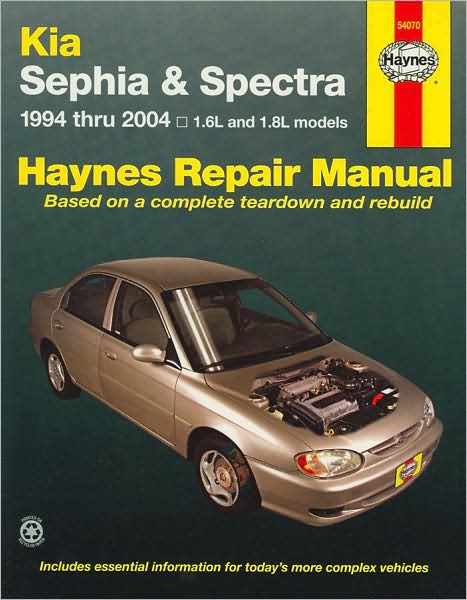 Cover for Haynes · Kia Sephia &amp; Spectra (94 - 04) (Paperback Book) (2006)