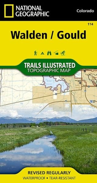 Cover for National Geographic Maps · Walden / Gould: Trails Illustrated (Kort) (2023)