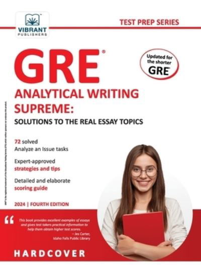 Cover for Vibrant Publishers · GRE Analytical Writing Supreme (Book) (2023)