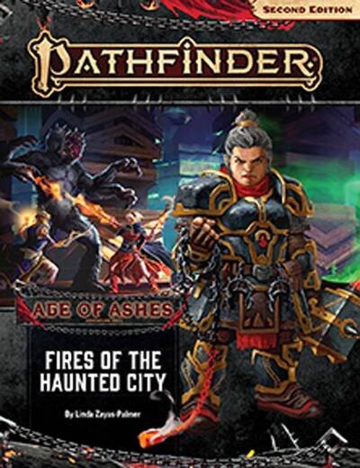 Cover for Linda Zayas-Palmer · Pathfinder Adventure Path: Fires of the Haunted City (Age of Ashes 4 of 6) [P2] (Paperback Bog) (2019)