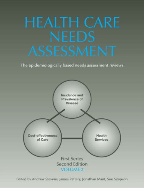 Cover for Andrew Stevens · Health Care Needs Assessment, First Series, Volume 2, Second Edition (Paperback Book) (2015)