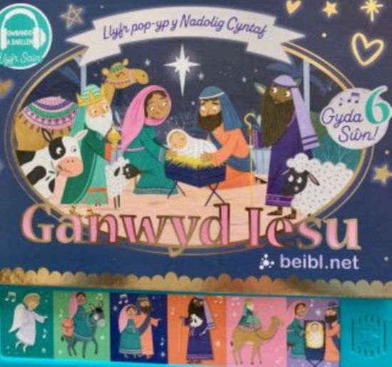 Cover for Beibl.net · Ganwyd Iesu: Llyfr popyp y Nadolig Cyntaf (Board book) (2024)