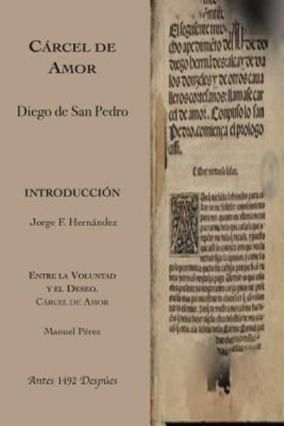 Cover for Diego De San Pedro · Carcel de Amor (Paperback Book) (2018)