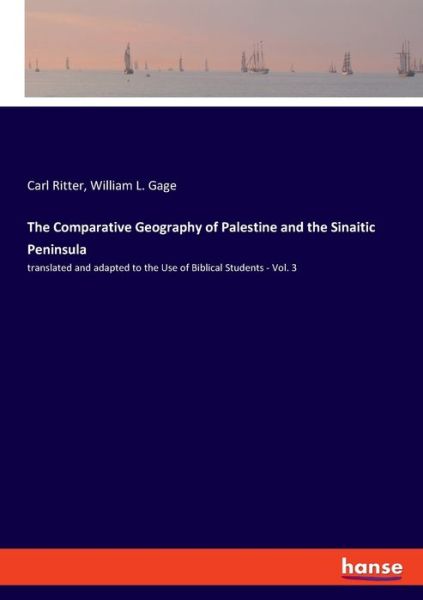 Cover for Carl Ritter · The Comparative Geography of Palestine and the Sinaitic Peninsula (Paperback Book) (2021)