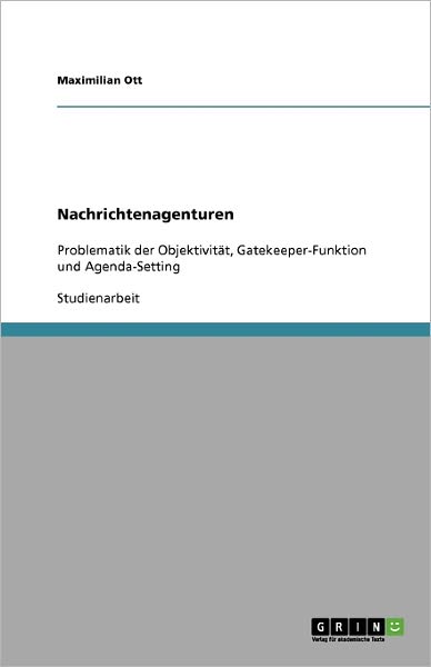 Cover for Ott · Nachrichtenagenturen (Book) [German edition] (2009)