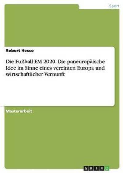 Cover for Hesse · Die Fußball EM 2020. Die paneurop (Buch) (2016)