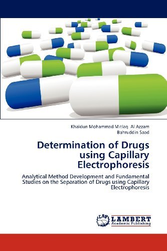 Cover for Bahruddin Saad · Determination of Drugs Using Capillary Electrophoresis: Analytical Method Development and Fundamental Studies on the Separation of Drugs Using Capillary Electrophoresis (Paperback Bog) (2012)