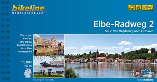 Cover for Esterbauer · Bikeline: Elbe-Radweg 2: Von Magdeburg nach Cuxhaven, Bikeline (Spiral Book) (2019)