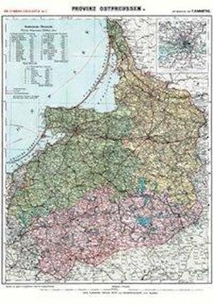 Cover for Friedrich H. Handtke · Historische Karte: Provinz Ostpreussen Â­ um 1910 (Plano) (Map) (2010)