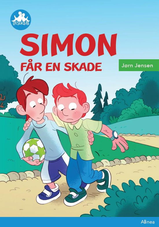 Cover for Jørn Jensen · Læseklub: Simon får en skade, Blå læseklub (Bound Book) [1er édition] (2020)