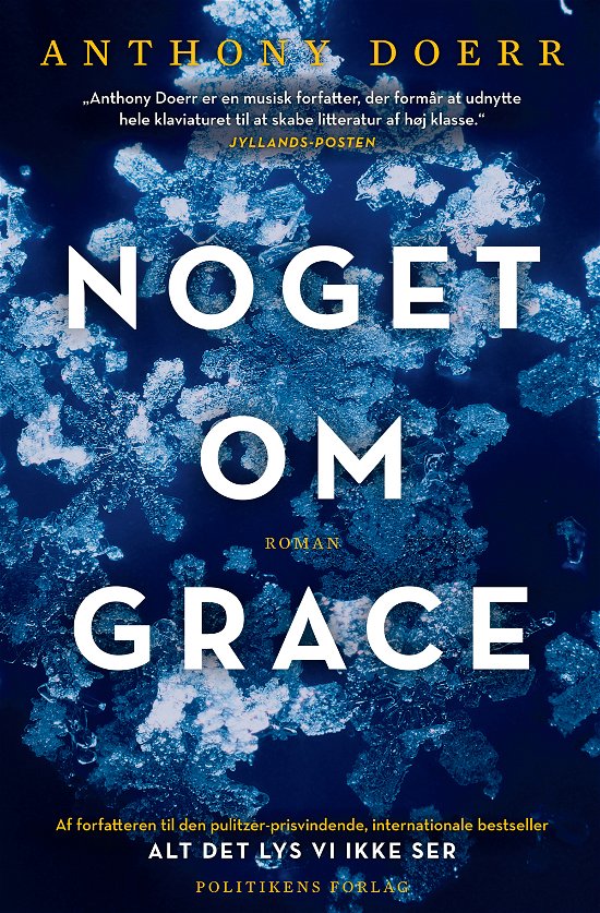 Cover for Anthony Doerr · Noget om Grace (Gebundesens Buch) [1. Ausgabe] (2016)
