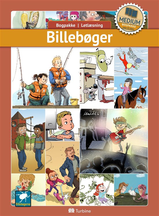 Cover for Bogpakke, letlæsning, fiktion · Bogpakke: Billebøger (MEDIUM 20 bøger) (Boksett) [1. utgave] (2019)