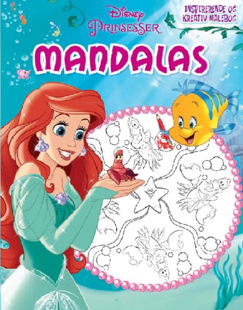 Cover for Mandalas: Mandalas Disney Ariel (Sewn Spine Book) (2019)