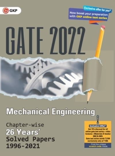 Cover for G K Publications (P) Ltd · Gate 2022 Mechanical Engineering - 26 Years Chapter-Wise Solved Papers (1996-2021) (Paperback Book) (2021)