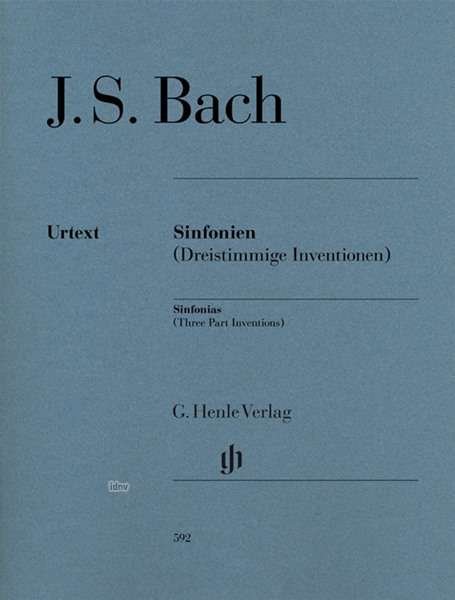 Cover for Bach · Sinfonien (3-stimmige Invent.),Kl (Bok) (2018)