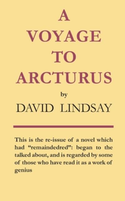 Cover for David Lindsay · A Voyage to Arcturus (Paperback Book) (2020)