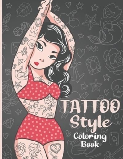 Cover for Colorful World · Tattoo Style Coloring Book (Pocketbok) (2020)