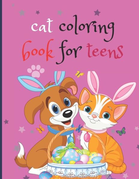 Cover for Nirmal Bikash · Cat Coloring Book for Teens (Paperback Book) (2021)