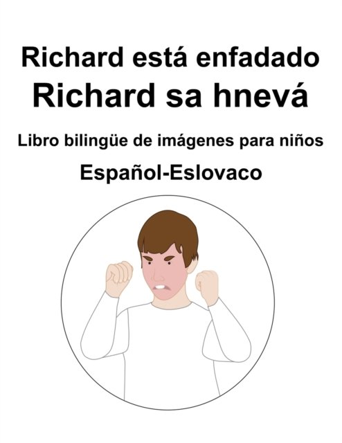 Cover for Richard Carlson · Espanol-Eslovaco Richard esta enfadado / Richard sa hneva Libro bilingue de imagenes para ninos (Paperback Book) (2022)