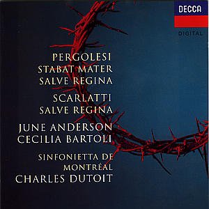 Stabat Mater - Pergolesi / Bartoli / Dutoit / Montreal Sinfoniett - Musiikki - DECCA - 0028943620925 - tiistai 15. kesäkuuta 1993