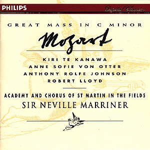 Mozart: Great Mass in C Minor - Academy of St Martin in the Fields / Marriner - Musik - CHORAL MUSIC - 0028943899925 - 20. september 1994