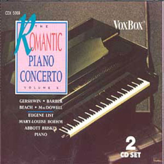 V6. Romantic Piano Concerto - Adler / Boehm / So Berlin - Música - VOX CLASSICS - 0047163506925 - 1 de junho de 2018