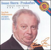 Cover for Prokofiev / Stern / Mehta / Nyp · Violin Concertos 1 &amp; 2 (CD) (1988)
