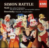 Simon Rattle Conducts: Pulcinella / 7 Deadly Sins - Stravinsky / Weill - Musique - EMI - 0077776473925 - 3 avril 2001