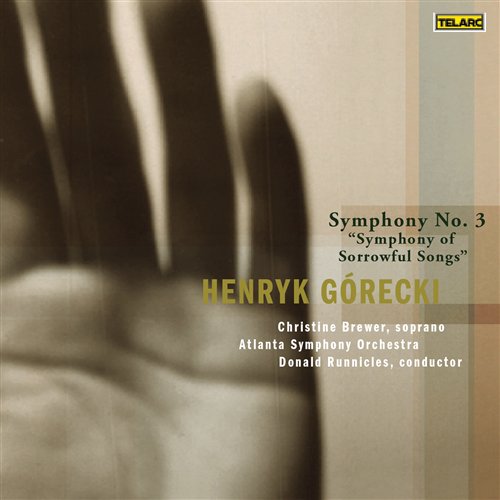 Gorecki: Symphony No 3 - Runnicles / Atlanta S.O - Muzyka - Telarc - 0089408069925 - 20 kwietnia 2009