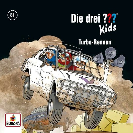 Cover for Die Drei ??? Kids · 081/turbo-rennen (CD) (2021)