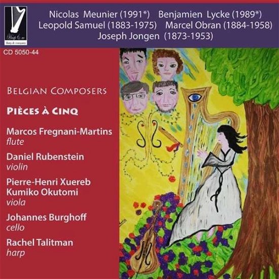 Belgian Composers - Pieces A Cinq - Rachel Talitman / Marcos Fregnani-martins / Daniel Rubenstein - Muzyka - HARP & CO - 0195448298925 - 23 października 2020
