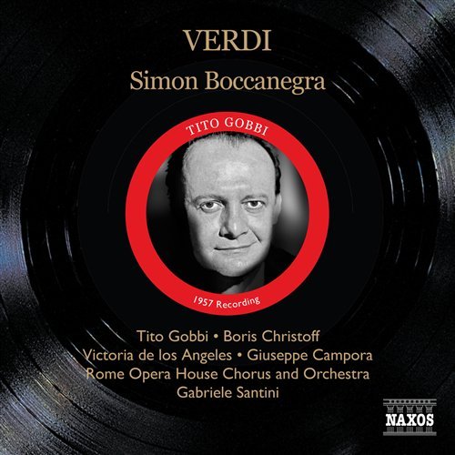 Simon Boccanegra - Santini / Gobbi / Christoff/de Los Angeles - Musique - Naxos Historical - 0636943111925 - 9 février 2009