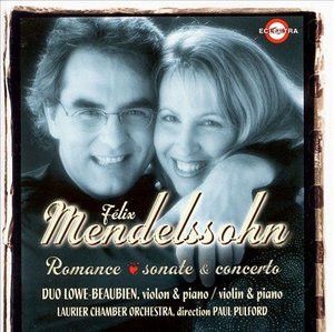 Cover for Mendelssohn · Mendelssohn-duo Lwe-beaubien-violin &amp; Piano (CD)