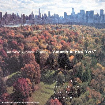Cover for Antonio Quintet Ciacca · Autumn in New York (CD) (2010)