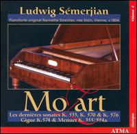 Piano Sonatas Vol.6: K533,570,576,574 - Wolfgang Amadeus Mozart - Musik - ATMA CLASSIQUE - 0722056224925 - 1. März 2006