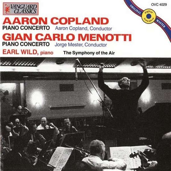 Cover for Copland,aaron / Menotti,gian Carlo / Wild,earl · Symphony of the Air (CD) (2015)