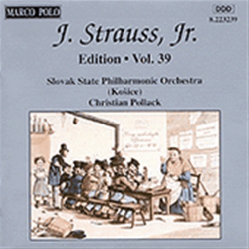 Cover for Pollack / Staatsphilh.Der CSSR · * J.Strauss,Jr.Edition Vol.39 (CD) (1994)