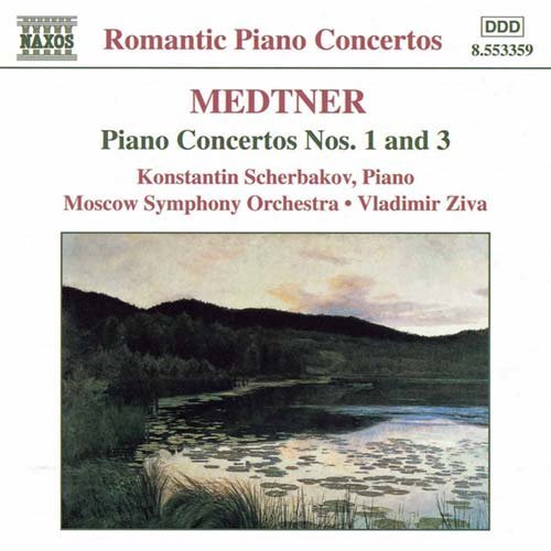 Cover for N. Medtner · Piano Concertos No.1&amp;3 (CD) (1999)