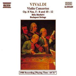 Cover for Vivaldi / Banfalvi / Budapest Strings · Violin Concerti 5-8 &amp; 10-12 (CD) (1994)