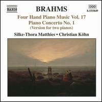 Brahms / Four Hand Piano Music - Vol. 17 - Matthies / Kohn - Music - NAXOS - 0747313584925 - November 27, 2006