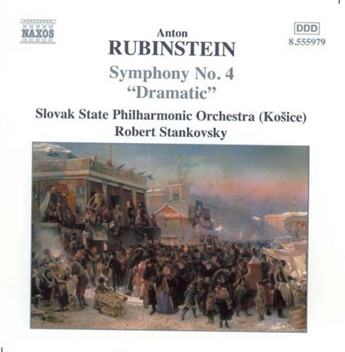 Symphony 4: Dramatic - Rubinstein / Stankovsky / Slovak State Phil Orch - Música - NAXOS - 0747313597925 - 20 de agosto de 2002