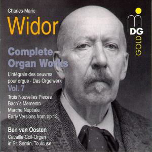 Widor / Complete Organ Works - Ben Van Oosten - Musiikki - MDG GOLD - 0760623051925 - keskiviikko 17. kesäkuuta 1998